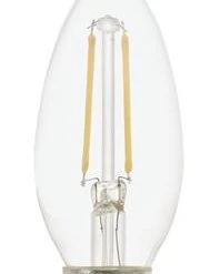 Sylvania® 25W Equivalent B10 Soft White Dimmable LED Light Bulb - 2 Pack