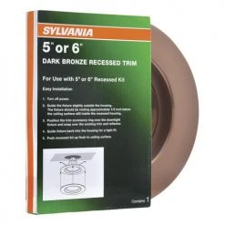 Sylvania 5/6" Bronze Trim Ring For Sylvania RT Lights -Sylvania Outlet Store 3491231bt