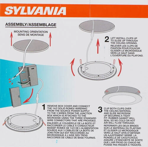 SYLVANIA® Microdisk 4" LED Recessed White Ultra-Thin Downlight 5 SYLVANIA® Microdisk 4" LED Recessed White Ultra-Thin Downlight - Image 3