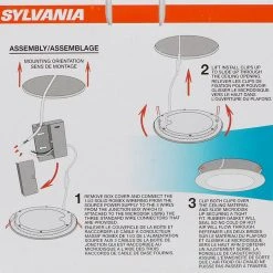 SYLVANIA® Microdisk 6" LED Recessed White Ultra-Thin Downlight -Sylvania Outlet Store 3491356Instal