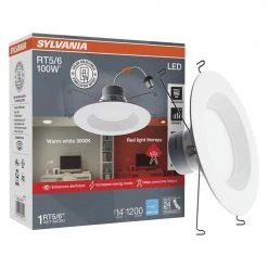 SYLVANIA® 5/6" LED Recessed Retrofit Downlight With Red Light Therapy 9 SYLVANIA® 5/6" LED Recessed Retrofit Downlight With Red Light Therapy -Sylvania Outlet Store 3492118 P ALT2