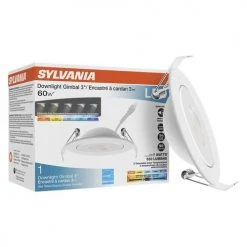 SYLVANIA® 3" LED Gimbal Ultra-Thin Downlight 8 SYLVANIA® 3" LED Gimbal Ultra-Thin Downlight -Sylvania Outlet Store 3492121 P ALT2