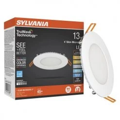 SYLVANIA® 4" TruWave™ MicroDisk LED Ultra-Thin Downlight 7 SYLVANIA® 4" TruWave™ MicroDisk LED Ultra-Thin Downlight -Sylvania Outlet Store 3492125 P ALT2