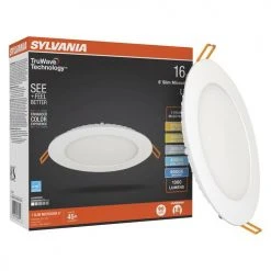 SYLVANIA® 6" TruWave™ MicroDisk LED Ultra-Thin Downlight -Sylvania Outlet Store 3492126 P ALT2