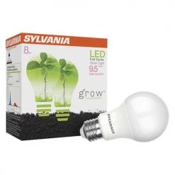 Sylvania® 8W A19 LED Grow Light Bulb - 2 Pack -Sylvania Outlet Store 3530118 P ALT2