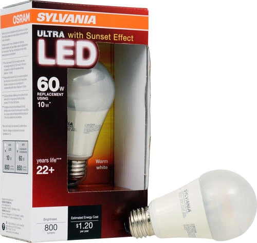 Sylvania® 60W Equivalent A19 Soft White LED Light Bulb 3 Sylvania® 60W Equivalent A19 Soft White LED Light Bulb