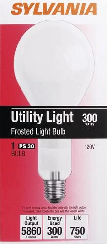 Sylvania® 300W PS30 Dimmable Incandescent Light Bulb 4 Sylvania® 300W PS30 Dimmable Incandescent Light Bulb - Image 2