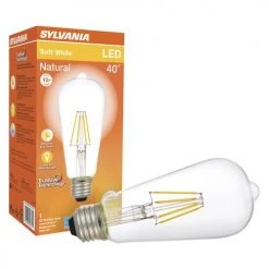 Sylvania® TruWave™ Natural Series™ 40W Equivalent ST19 Soft White Dimmable LED Light Bulb -Sylvania Outlet Store 3533026 P ALT8