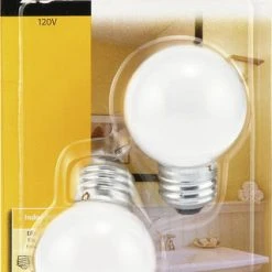 Sylvania® 25W G16.5 Dimmable Incandescent Light Bulbs - 2 Pack 5 Sylvania® 25W G16.5 Dimmable Incandescent Light Bulbs - 2 Pack -Sylvania Outlet Store 3533159 P ALT