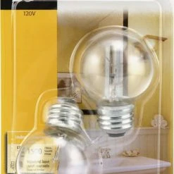 Sylvania® 25W G16.5 Dimmable Incandescent Light Bulbs - 2 Pack -Sylvania Outlet Store 3533160 P ALT