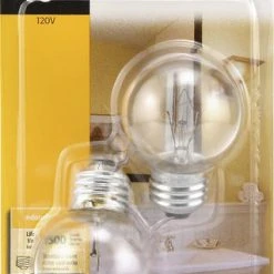 Sylvania® 40W G16.5 Dimmable Incandescent Light Bulbs - 2 Pack -Sylvania Outlet Store 3533162 P ALT