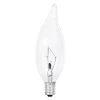 Sylvania 25W B10 Double Life Dimmable Incandescent Light Bulb, Clear - 4 Pack -Sylvania Outlet Store 3533171 P SF