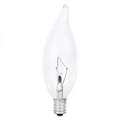 Sylvania 40W B10 Double Life Dimmable Incandescent Light Bulb, Clear - 4 Pack