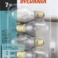 Sylvania® 7W C7 Dimmable Incandescent Light Bulbs - 4 Pack -Sylvania Outlet Store 3533181 P ALT