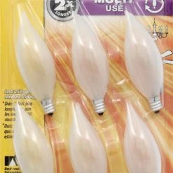 Sylvania® 60-Watt B10 Frosted Dimmable Incandescent Light Bulbs - 6 Pack 9 Sylvania® 60-Watt B10 Frosted Dimmable Incandescent Light Bulbs - 6 Pack -Sylvania Outlet Store 3534314pk