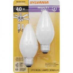 Sylvania® 40W F15 Dimmable Incandescent Light Bulbs - 2 Pack -Sylvania Outlet Store 3534330bt