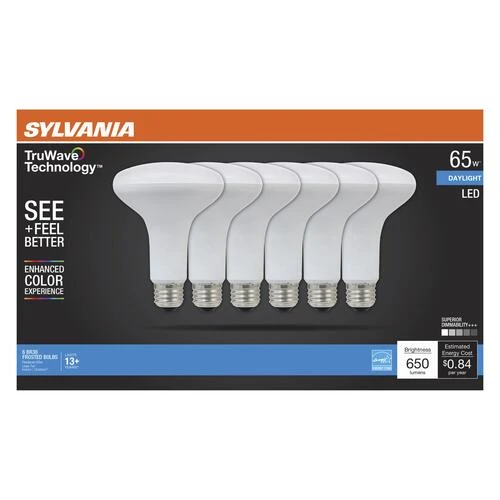 Sylvania® TruWave™ Natural Series™ 65W Equivalent BR30 Daylight Dimmable LED Light Bulb - 6 Pack 5 Sylvania® TruWave™ Natural Series™ 65W Equivalent BR30 Daylight Dimmable LED Light Bulb - 6 Pack - Image 3