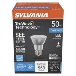 Sylvania® TruWave™ Natural Series™ 50W Equivalent PAR20 Daylight Dimmable LED Light Bulb -Sylvania Outlet Store 3534543 P Alt