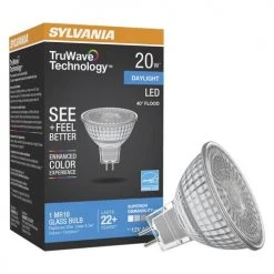 Sylvania® TruWave™ Natural Series™ 12V 20W Equivalent MR16 Daylight Dimmable LED Light Bulb -Sylvania Outlet Store 3534546 P Alt3