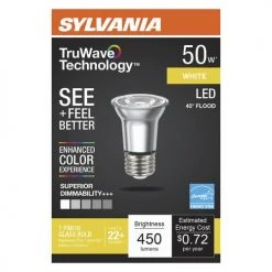 Sylvania® TruWave™ Natural Series™ 50W Equivalent PAR16 Neutral White Dimmable LED Light Bulb -Sylvania Outlet Store 3534551 P Alt2