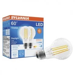 Sylvania® 60W Equivalent A19 Daylight Dimmable LED Light Bulb - 2 Pack -Sylvania Outlet Store 3534562 P Alt3