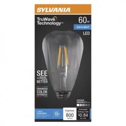 Sylvania® TruWave™ Natural Series™ 60W Equivalent ST19 Daylight Dimmable LED Light Bulb -Sylvania Outlet Store 3535059 P Alt2