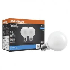 Sylvania® TruWave™ Natural Series™ 75W Equivalent G25 Daylight Dimmable LED Light Bulb - 2 Pack -Sylvania Outlet Store 3535072 P Alt3