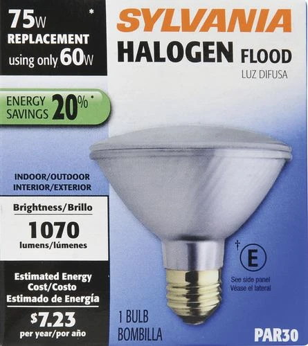Sylvania 60-Watt PAR30 Dimmable Halogen Light Bulb 4 Sylvania 60-Watt PAR30 Dimmable Halogen Light Bulb - Image 2