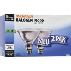 Sylvania 39-Watt PAR38 Dimmable Halogen Light Bulbs (2-Pack) -Sylvania Outlet Store 3536358bt