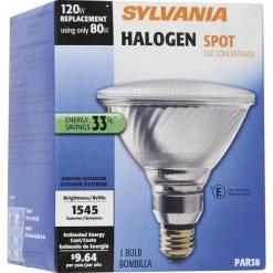 Sylvania 80-Watt PAR38 Dimmable Halogen Light Bulb -Sylvania Outlet Store 3536368bt