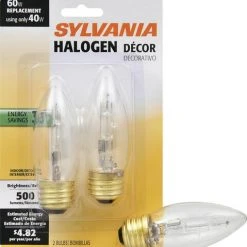 Sylvania 60W Halogen Light Bulb - 2 Pack -Sylvania Outlet Store 3537018 P ALT7