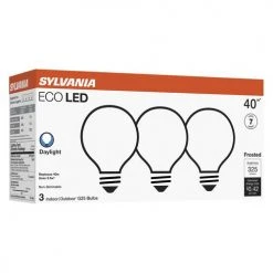 Sylvania® ECO 40W Equivalent G25 Daylight LED Light Bulb - 3 Pack -Sylvania Outlet Store 3537252 P ALT3 1