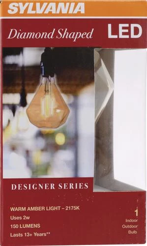 Sylvania® Diamond-Cut Vintage LED Light Bulb 4 Sylvania® Diamond-Cut Vintage LED Light Bulb - Image 2