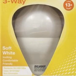 Sylvania® 50/100/150W Equivalent A21 Soft White 3-Way LED Light Bulb -Sylvania Outlet Store 3537802 P ALT
