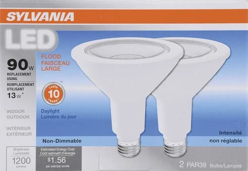Sylvania® 90W Equivalent PAR38 Daylight LED Light Bulb - 2 Pack 4 Sylvania® 90W Equivalent PAR38 Daylight LED Light Bulb - 2 Pack - Image 2