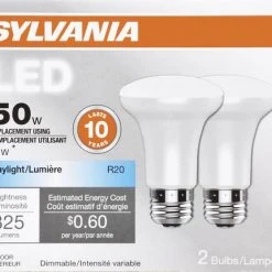 Sylvania® 50W Equivalent R20 Daylight Dimmable LED Light Bulb - 2 Pack -Sylvania Outlet Store 3539370 P ALT 1