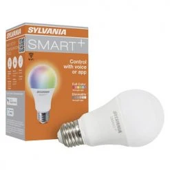 Sylvania® SMART PLUS 60W Equivalent A19 Full Color And Tunable White Dimmable Wi-Fi LED Light Bulb -Sylvania Outlet Store 3580043 P ALT91