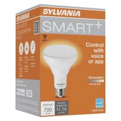Sylvania® SMART PLUS 65W Equivalent BR30 Soft White Dimmable Wi-Fi LED Light Bulb -Sylvania Outlet Store 3580044 P ALT92