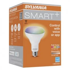 Sylvania® SMART PLUS 65W Equivalent BR30 Full Color And Tunable White Dimmable Wi-Fi LED Light Bulb -Sylvania Outlet Store 3580045 P ALT92