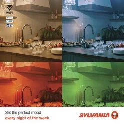 Sylvania® SMART PLUS 65W Equivalent BR30 Full Color And Tunable White Dimmable Wi-Fi LED Light Bulb -Sylvania Outlet Store 3580045 P SF11