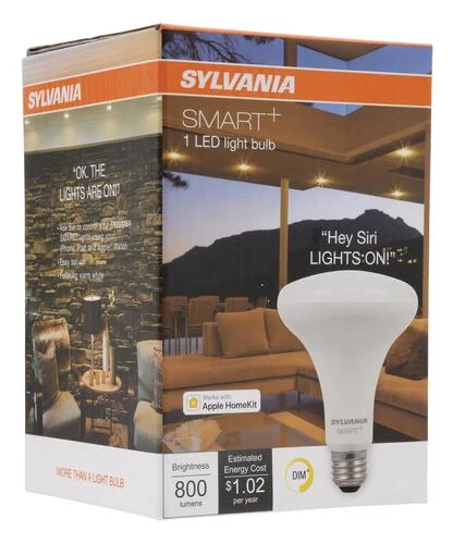 Sylvania 65W Equivalent BR30 Soft White Dimmable Bluetooth LED Light Bulb 4 Sylvania 65W Equivalent BR30 Soft White Dimmable Bluetooth LED Light Bulb - Image 2