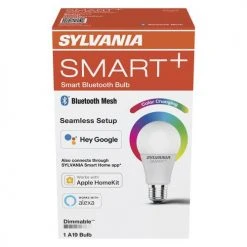 Sylvania® SMART PLUS 60W Equivalent A19 Full Color And Tunable White Dimmable Bluetooth LED Light Bulb 11 Sylvania® SMART PLUS 60W Equivalent A19 Full Color And Tunable White Dimmable Bluetooth LED Light Bulb -Sylvania Outlet Store 3580093 P ALT90