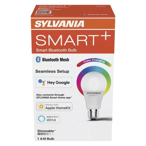 Sylvania® SMART PLUS 60W Equivalent A19 Full Color And Tunable White Dimmable Bluetooth LED Light Bulb 4 Sylvania® SMART PLUS 60W Equivalent A19 Full Color And Tunable White Dimmable Bluetooth LED Light Bulb - Image 2