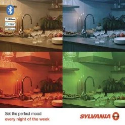 Sylvania® SMART PLUS 60W Equivalent A19 Full Color And Tunable White Dimmable Bluetooth LED Light Bulb 14 Sylvania® SMART PLUS 60W Equivalent A19 Full Color And Tunable White Dimmable Bluetooth LED Light Bulb -Sylvania Outlet Store 3580093 P SF11