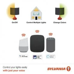 Sylvania® SMART PLUS 40W Equivalent A19 Soft White Bluetooth LED Light Bulb -Sylvania Outlet Store 3580094 P SF12