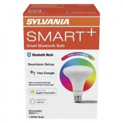 Sylvania® SMART PLUS 65W Equivalent BR30 Full Color And Tunable White Dimmable Bluetooth LED Light Bulb 11 Sylvania® SMART PLUS 65W Equivalent BR30 Full Color And Tunable White Dimmable Bluetooth LED Light Bulb -Sylvania Outlet Store 3580096 P ALT90
