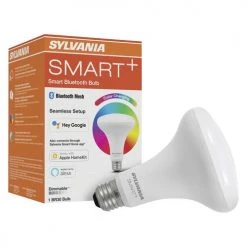 Sylvania® SMART PLUS 65W Equivalent BR30 Full Color And Tunable White Dimmable Bluetooth LED Light Bulb 12 Sylvania® SMART PLUS 65W Equivalent BR30 Full Color And Tunable White Dimmable Bluetooth LED Light Bulb -Sylvania Outlet Store 3580096 P ALT91