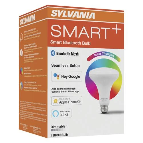 Sylvania® SMART PLUS 65W Equivalent BR30 Full Color And Tunable White Dimmable Bluetooth LED Light Bulb 6 Sylvania® SMART PLUS 65W Equivalent BR30 Full Color And Tunable White Dimmable Bluetooth LED Light Bulb - Image 4