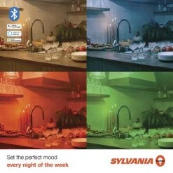 Sylvania® SMART PLUS 65W Equivalent BR30 Full Color And Tunable White Dimmable Bluetooth LED Light Bulb 14 Sylvania® SMART PLUS 65W Equivalent BR30 Full Color And Tunable White Dimmable Bluetooth LED Light Bulb -Sylvania Outlet Store 3580096 P SF11